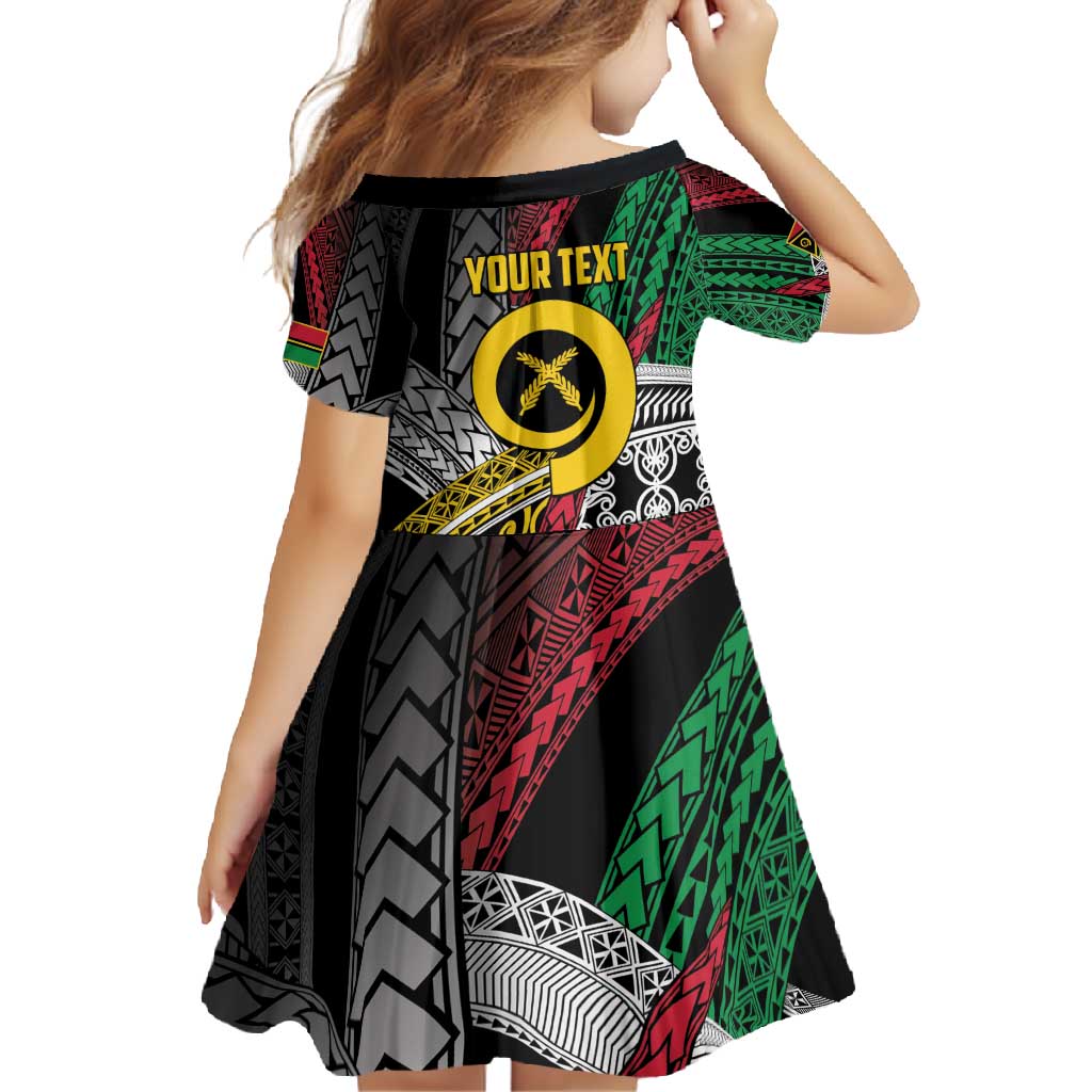 Vanuatu Proud to be Ni-van Personalised Family Matching Short Sleeve Bodycon Dress and Hawaiian Shirt with Mutis En Atan Patterns