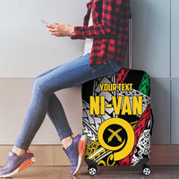 Vanuatu Proud to be Ni-van Personalised Luggage Cover with Mutis En Atan Patterns