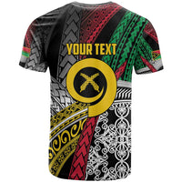 Vanuatu Proud to be Ni-van Personalised T Shirt with Mutis En Atan Patterns