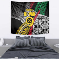 Vanuatu Proud to be Ni-van Personalised Tapestry with Mutis En Atan Patterns