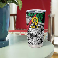 Vanuatu Proud to be Ni-van Personalised Tumbler Cup with Mutis En Atan Patterns LT9 - Polynesian Pride