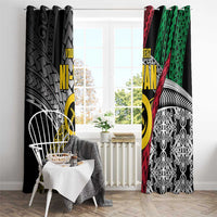 Vanuatu Proud to be Ni-van Personalised Window Curtain with Mutis En Atan Patterns
