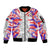 2023 Philippines Anzkals Football Sleeve Zip Bomber Jacket Pilipinas Be Unique LT9 Unisex White - Polynesian Pride