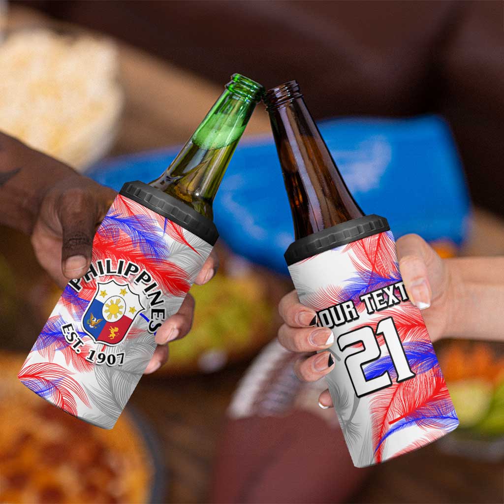 Custom Philippines Anzkals Football 4 in 1 Can Cooler Tumbler Pilipinas Be Unique