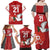 Custom Tonga Rugby Family Matching Off Shoulder Maxi Dress and Hawaiian Shirt Mate Maa Kupesi Style