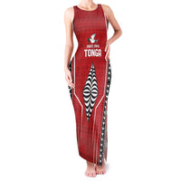 Custom Tonga Rugby Family Matching Tank Maxi Dress and Hawaiian Shirt Mate Maa Kupesi Style
