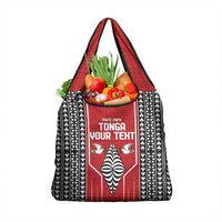 Custom Tonga Rugby Grocery Bag Mate Maa Kupesi Style