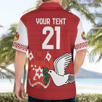 Custom Tonga Rugby Hawaiian Shirt Mate Maa Kupesi Style