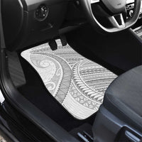 American Samoa White Sunday Car Mats Polynesian Lotu Tamaiti - Polynesian Pride
