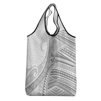 American Samoa White Sunday Grocery Bag Polynesian Lotu Tamaiti - Polynesian Pride