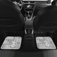 Samoa Siapo White Sunday Car Mats Lotu Tamaiti Polynesian White Pattern - Polynesian Pride