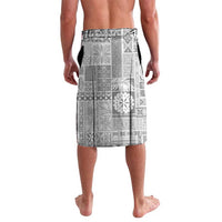 Samoa Siapo White Sunday Lavalava Lotu Tamaiti Polynesian White Pattern - Polynesian Pride