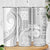 Samoa Siapo White Sunday Skinny Tumbler Lotu Tamaiti Polynesian White Pattern - Polynesian Pride