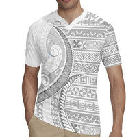 Tokelau White Sunday Rugby Jersey Lotu Tamaiti Ngatu Tokelau Feletoa Manulua - Polynesian Pride