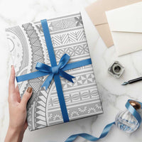 Tokelau White Sunday Wrapping Paper Lotu Tamaiti Ngatu Tokelau Feletoa Manulua - Polynesian Pride