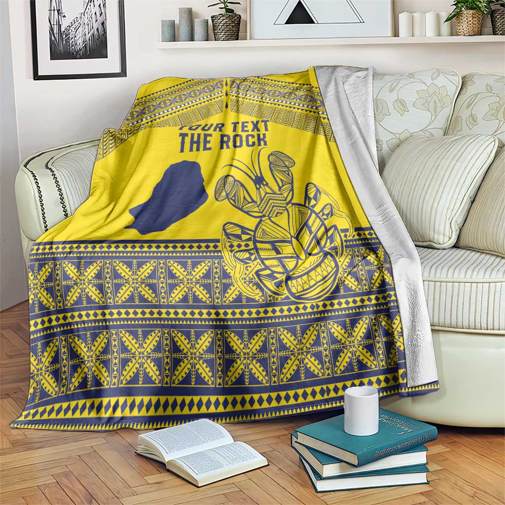 Niue Crab Personalised Blanket Niuean Hiapo Pattern - Polynesian Pride