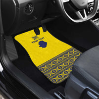 Niue Crab Personalised Car Mats Niuean Hiapo Pattern LT9 - Polynesian Pride
