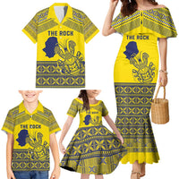 Niue Crab Personalised Family Matching Mermaid Dress and Hawaiian Shirt Niuean Hiapo Pattern - Polynesian Pride