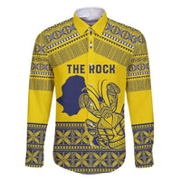 Niue Crab Personalised Family Matching Off The Shoulder Long Sleeve Dress and Hawaiian Shirt Niuean Hiapo Pattern - Polynesian Pride