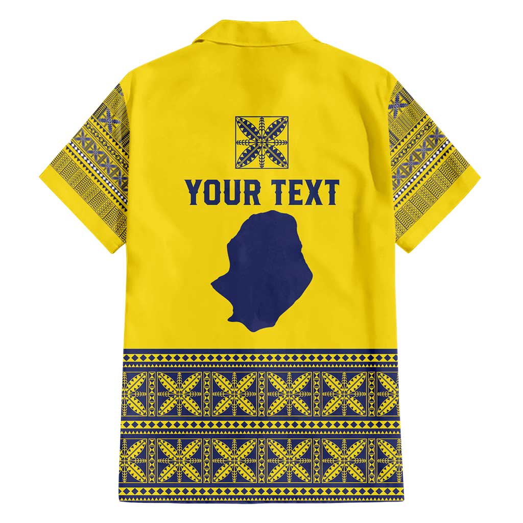 Niue Crab Personalised Family Matching Short Sleeve Bodycon Dress and Hawaiian Shirt Niuean Hiapo Pattern - Polynesian Pride