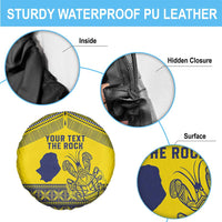 Niue Crab Personalised Spare Tire Cover Niuean Hiapo Pattern - Polynesian Pride