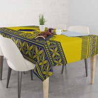 Niue Crab Personalised Tablecloth Niuean Hiapo Pattern - Polynesian Pride