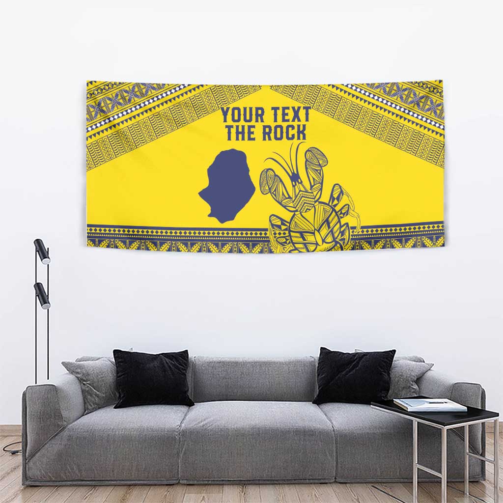 Niue Crab Personalised Tapestry Niuean Hiapo Pattern - Polynesian Pride