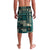 Vintage Samoa Siapo Mamanu Lavalava Teal Samoan Tapa Motif - Polynesian Pride