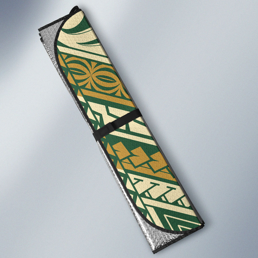 Hawaii Tiki Mask Auto Sun Shade Mele Kalikimaka i Iulai!