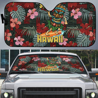 Hawaii Tiki Surfing Auto Sun Shade Mele Kalikimaka i Iulai!