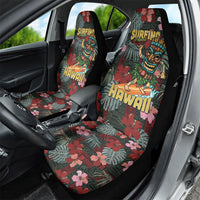 Hawaii Tiki Surfing Car Seat Cover Mele Kalikimaka i Iulai!