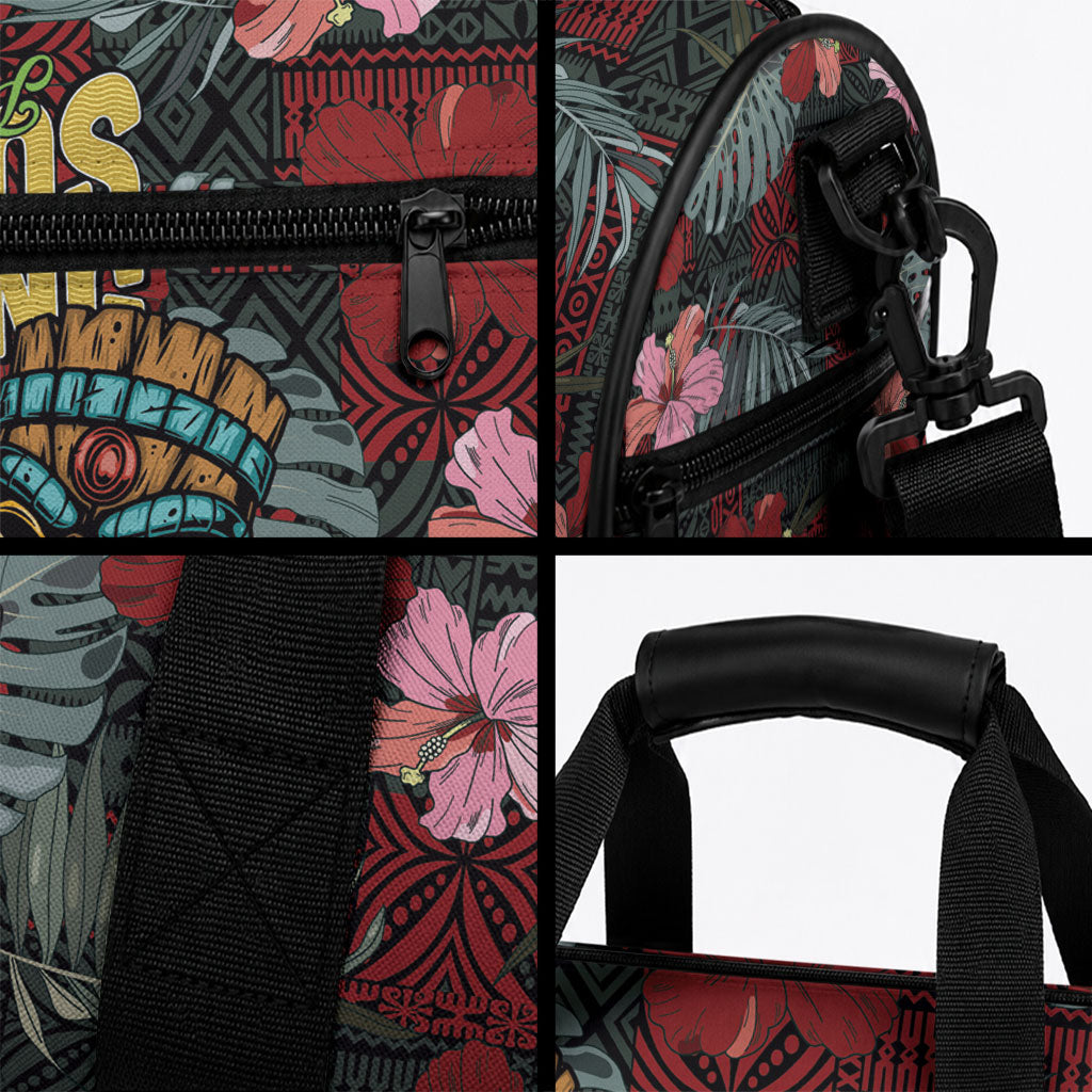 Hawaii Tiki Surfing Duffle Bag Mele Kalikimaka i Iulai! LT9 - Polynesian Pride