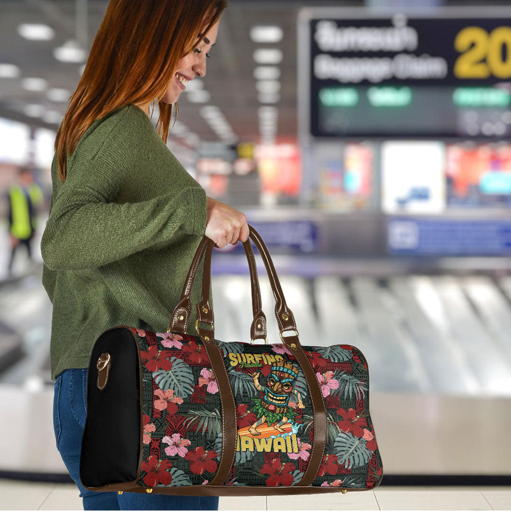 Hawaii Tiki Surfing Travel Bag Mele Kalikimaka i Iulai! LT9 - Polynesian Pride