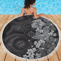 Pauli Hawai'i Hibiscus Beach Blanket Polynesian Tribal Tattoo Pattern Floral Elements