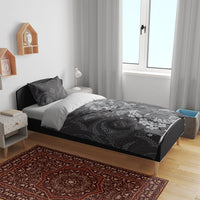 Pauli Hawai'i Hibiscus Bedding Set Polynesian Tribal Tattoo Pattern Floral Elements