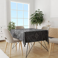 Pauli Hawai'i Hibiscus Tablecloth Polynesian Tribal Tattoo Pattern Floral Elements