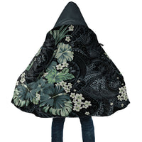 Pauliuli Hawai'i Hibiscus Cloak Polynesian Tribal Tattoo Pattern Floral Elements