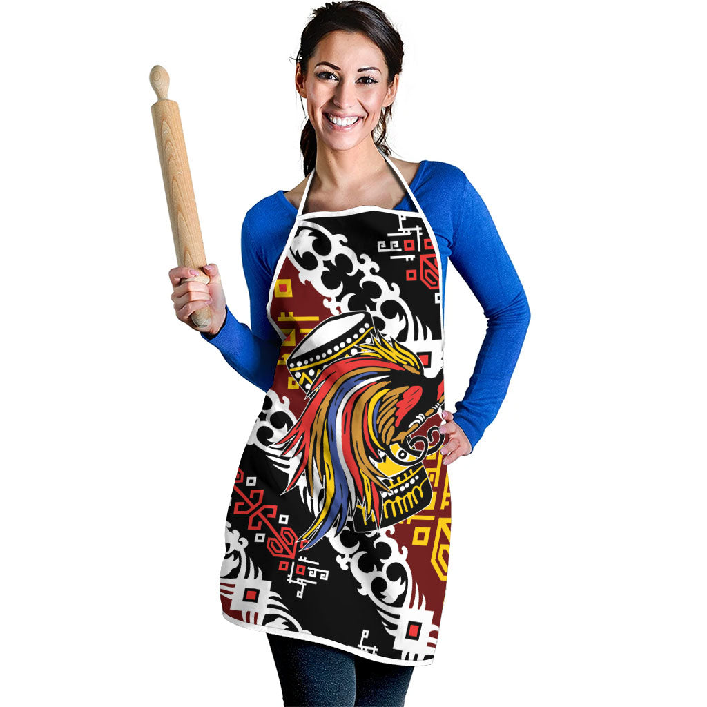 Papua New Guinea Bird Drum Apron Papuan Batik Motif