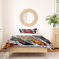 Papua New Guinea Bird Drum Bedding Set Papuan Batik Motif