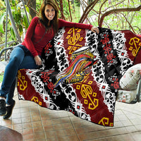Papua New Guinea Bird Drum Quilt Papuan Batik Motif