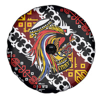 Papua New Guinea Bird Drum Spare Tire Cover Papuan Batik Motif