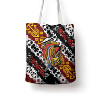 Papua New Guinea Bird Drum Tote Bag Papuan Batik Motif