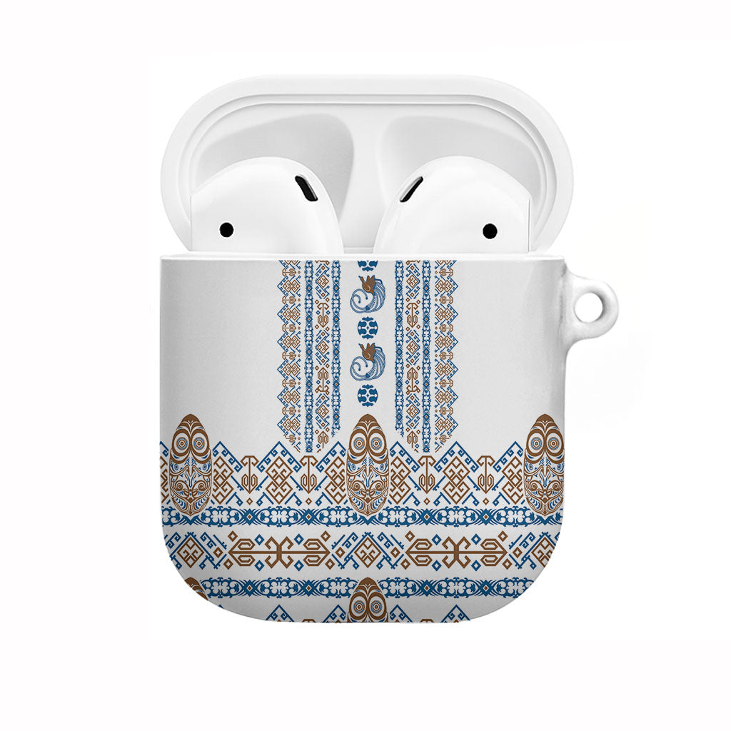 Papua New Guinea Bird Ethnic AirPods Case Papuan Batik Inspired Pattern