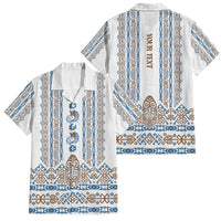 Personalised Papua New Guinea Bird Ethnic Family Matching Tank Maxi Dress and Hawaiian Shirt Papuan Batik Inspired Pattern