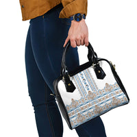 Papua New Guinea Bird Ethnic Shoulder Handbag Papuan Batik Inspired Pattern
