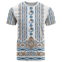 Personalised Papua New Guinea Bird Ethnic T Shirt Papuan Batik Inspired Pattern