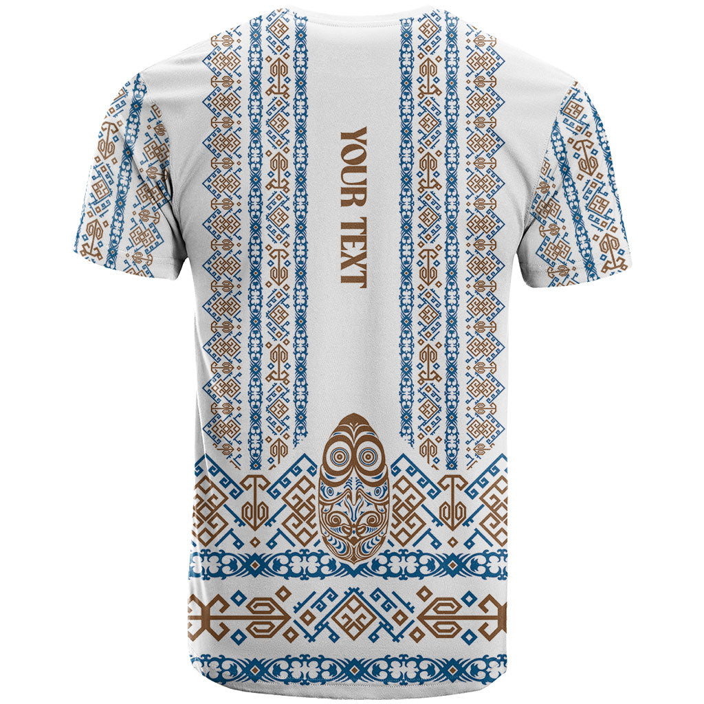 Personalised Papua New Guinea Bird Ethnic T Shirt Papuan Batik Inspired Pattern