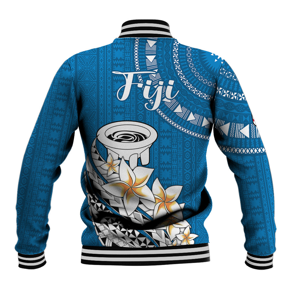 Bula Fiji Baseball Jacket Kava Bowl Tapa Tribal LT9 - Polynesian Pride