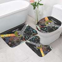 Australia New Zealand Personalised Bathroom Set Maori Aboriginal Art Style - Polynesian Pride