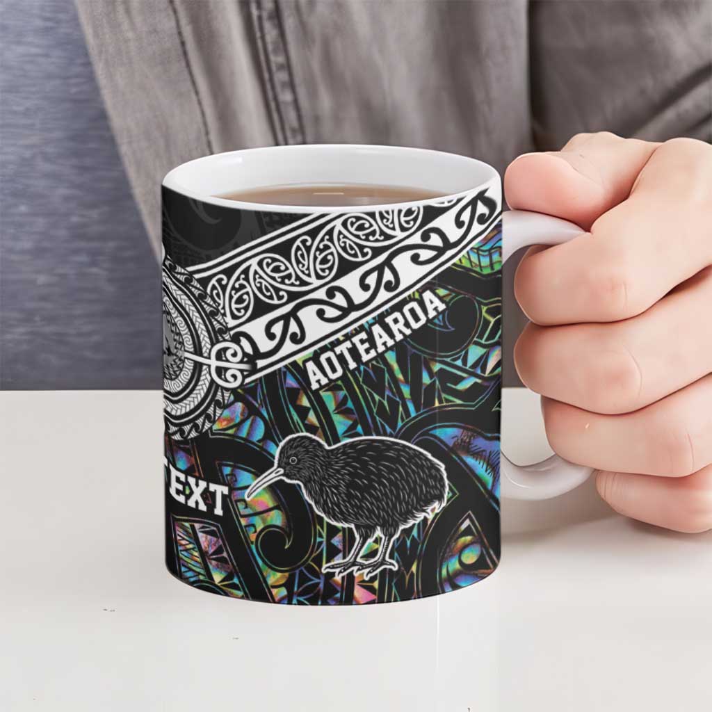 Australia New Zealand Personalised Ceramic Mug Maori Aboriginal Art Style - Polynesian Pride